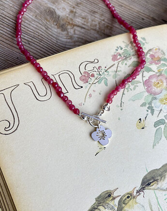 Anemone pink  - Naszyjnik- Kolekcja 70's vibe, BOSKE