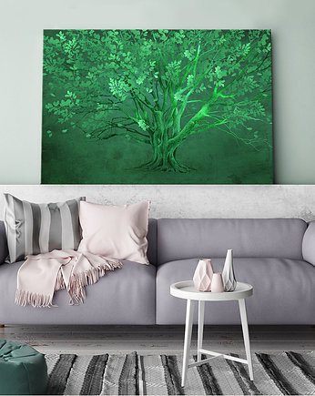 Obraz na płótnie do salonu  DRZEWO 120x80cm, LUdesign gallery