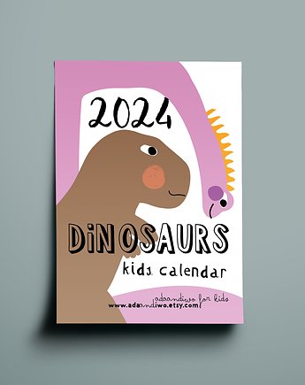 Kalendarz z dinozaurami na 2024, AdaAndIwo