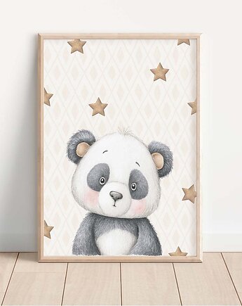 Plakat Panda - Plakaty Na Ścianę Dla Dzieci, Dekoracjan