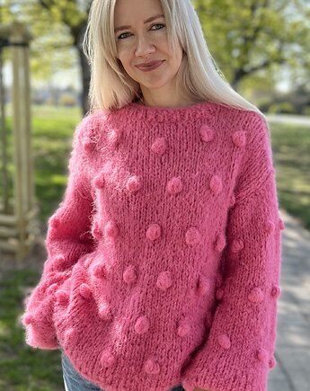 Sweter oversize, Swetry na drutach