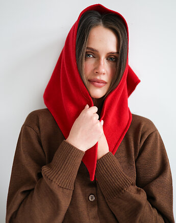 Chusta Rowan truskawkowa czerwień, Lucky HandMade