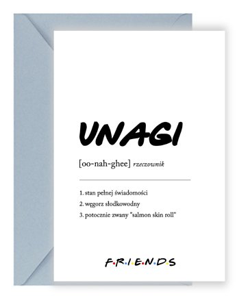 Kartka urodzinowa "Friends" Unagi, Design Your Wedding
