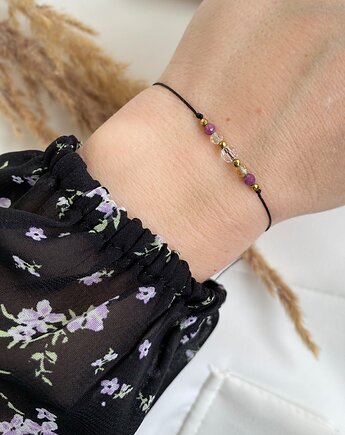 Bransoletka znaki zodiaku LEW, Szmaragdowa Polana