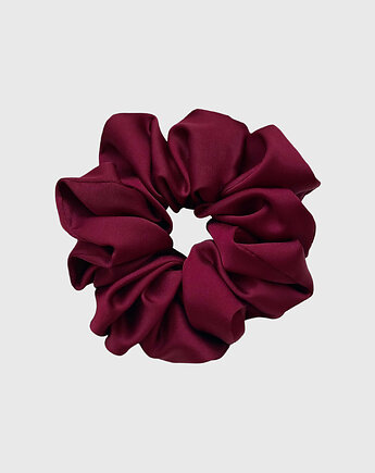 Gumka do włosów bordowa Scrunchie Medium Dark Cherry, Vintiss
