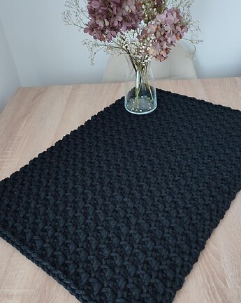 Bieżnik szydełkowy prostokątny ze sznurka 40cmx60cm, MISZ MASZ Dorota Tyszko
