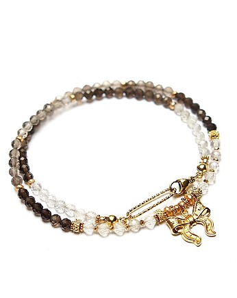 Kwarc dymny vol. 4 /04.12.25/ choker -  Szlachetna kolekcja, KiKa pracownia