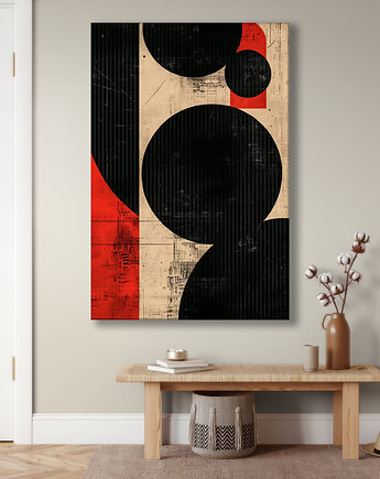 Geometria natury - Obraz na płótnie - Druk Blejtrama, Minimalizm, Loft #23, Black Sapphire Art