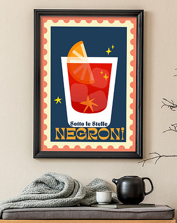 Negroni - plakat fine art, minimalmill