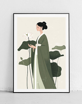 Plakat Harmonia z lotosem, Harvest Maison