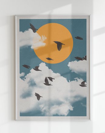 Plakat PRZELOT (Ilustracja), Agnieszka Osiecka RYSUJĘ BO SIĘ NUDZĘ