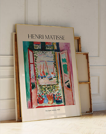 Plakat Reprodukcja Henri Matisse - Otwarte Okno - The Open Window, OSOBY - Prezent dla emeryta