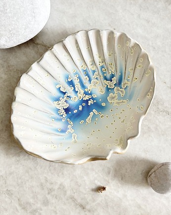 Ceramiczna muszla L - talerzyk na biżuterię, Och ceramika