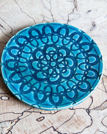 Podstawka pod świeczkę lub kubek, studnia ceramiczna