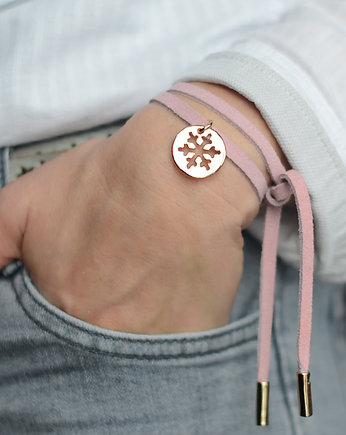 mini pink snowflake, barboleta