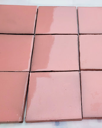 Melonowo różowe płytki ceramiczne, Ceramika ELKAS
