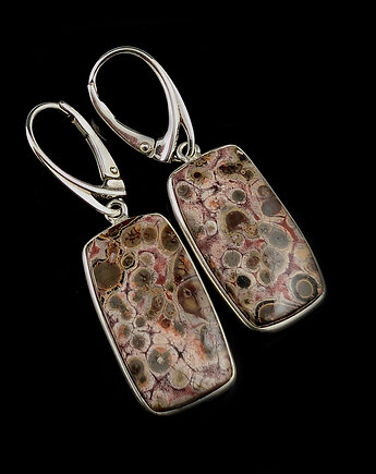 Kolczyki leopard- jaspisy, Pracownia Neores