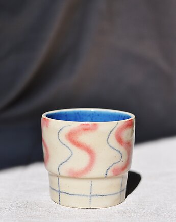 Ceramiczna czarka/kubek bez ucha, barwa.ceramics