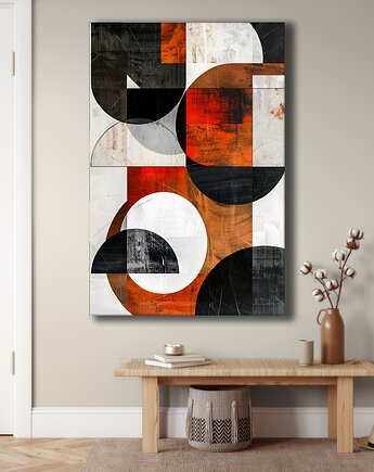 Geometria natury - Obraz na płótnie - Druk Blejtrama, Minimalizm, Loft #122, Black Sapphire Art