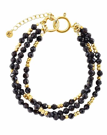 Potrójna bransoletka Black&Gold, Kulka Bransoletki