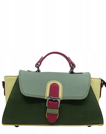 Torebka damska skórzana retro do ręki regulowany pasek elegancka eko OLIVKA, Olivka Warsaw