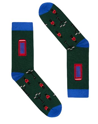 Skarpetki Anglia Budki Telefoniczne 42-46, FAVES. Socks&Friends