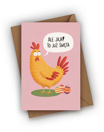 Kartka wielkanocna- Ale JAJA! To już święta, Czarna Owca Karteczki