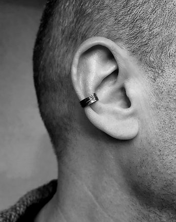 Nausznica męska PROGRES BLACK, ZIĘBA