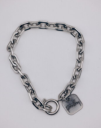 DEAR bransoleta basic srebrna / baza do charms, POLA ZAG