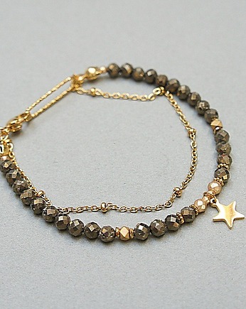 Piryt - bransoletka - Szlachetna kolekcja /04.08.24/, KiKa pracownia