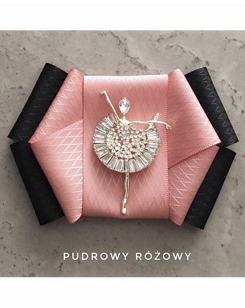 Brosza  z Baletnicą Tancerką New, Pudrowy Różowy