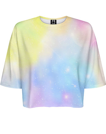 DR.CROW T-shirt Krótki CROP Abstract Pastels, DrCrow