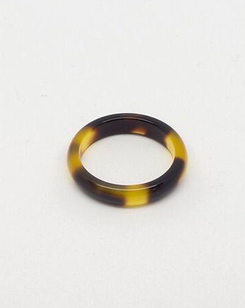 Pierścionek w kolorze Light Tortoise, NINIcoJewelry