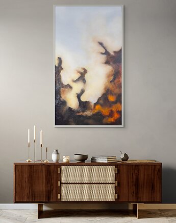 Obraz dekoracyjny abstrakcyjny akrylowy strukturalny, Lenart View