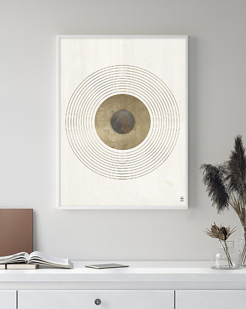 Plakat -  minimalistyczna abstrakcja, Futuro Design