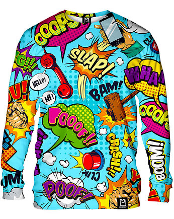 Bluza Bez Kaptura Damska DR.CROW Komiks Blue, DrCrow