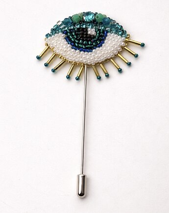 OKO broszka na szpilce, migotka shop