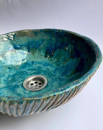 Umywalka zimowe niebo, artkafle