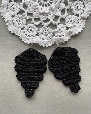 Szydełkowe kolczyki #05, Prześwity