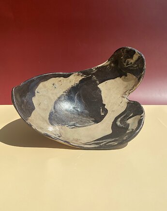 Ręcznie robiona ceramiczna patera na owoce lub biżuterię, Mila Handmade Ceramics