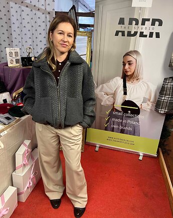 Wełniana bomberka BOOMBER, THE ABER STUDIO