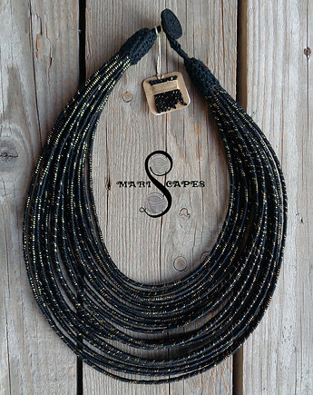 Masajka "Black & Gold Sparkle", MARISCAPES