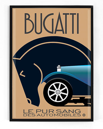 Plakat Bugatti, elements