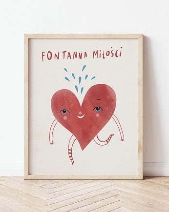 Plakat Fontanna miłości, Juka Studio