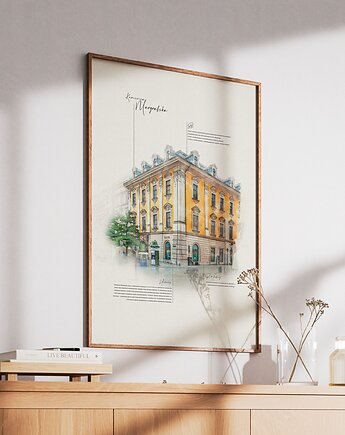 Plakat Kraków - Kamienica Margrabska, Peszkowski Graphic