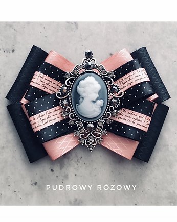 Brosza elegant z Kameą NEW, Pudrowy Różowy