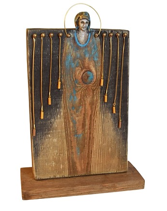 Dekoracja z drewna abstrakcyjna postać figurka /2/, Galeriai