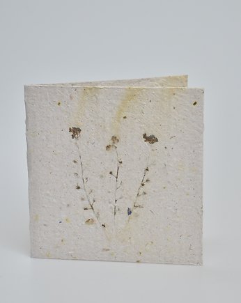 kartka okolicznościowa - papier czerpany, Czerpane