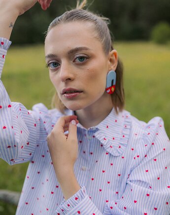 Kolczyki wiszące geometryczne, Strabirabi