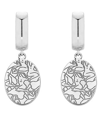 Srebrne kolczyki Art N2, SOTHO